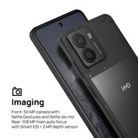 HMD - Fusion 128GB (Unlocked) - Noir - Angle