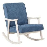 OSP Home Furnishings - Gainsborough Rocker - Navy - Angle