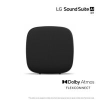 LG - Sound Suite W7 Wireless Subwoofer - Black - Angle
