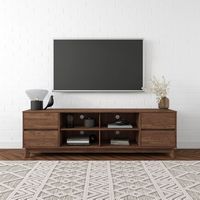 Hollywood Collection TV Stand with Open and Closed Shelves for Most TVs up to 85