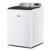Maytag - 5.2 Cu. Ft. Smart Top Load Washer with Extra Power - White - Angle