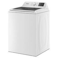 Whirlpool - 4.3 Cu. Ft. Top Load Impeller Washer with Quick Wash Cycle and Soft Close Glass Lid -... - Angle