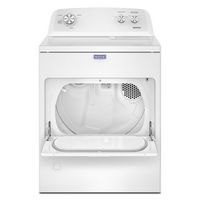 Maytag - 7.0 Cu. Ft. Top Load Gas Dryer with Wrinkle Prevent Option - White - Angle