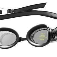 FORM - Smart Swim Goggles - Black - Angle