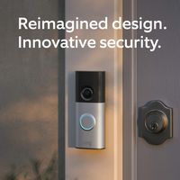 Ring - Wired Doorbell Plus (2nd Gen)Retinal 2K for crisp, true-to-life video, 3D Motion Detection... - Angle