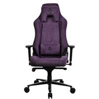 Arozzi - Vernazza Soft Fabric Gaming Chair - Purple - Angle