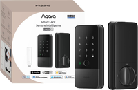 Aqara - UWB Smart Lock U400 Kit with M100 Hub, Matter, Thread, Wifi, Apple Home Key, Fingerprint,... - Angle