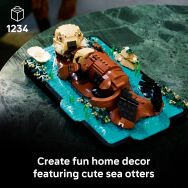 LEGO - Ideas Floating Sea Otters Building Sets for Adults - 21366 - Angle