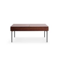 Burrow - Carta Hardwood Coffee Table - Walnut - Angle