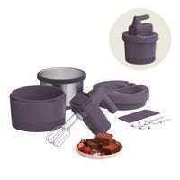 Bella - 3.5-qt. Hand & Stand Mixer - Plum - Angle