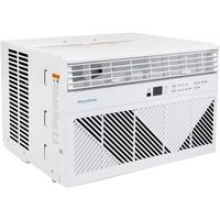 Keystone - 10,000 BTU Window Mounted Air Conditioner with Remote Control - white - Angle