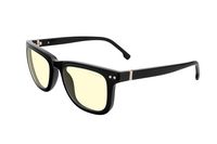 GUNNAR - Cupertino Computer Glasses with Blue Light , Amber + Sun Lenses - Onyx - Angle