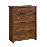 Sauder - River Ranch 4-Drawer Chest Dresser - Grand Walnut - Angle