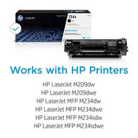 HP - 134X High Yield Toner Cartridge - Black - Angle
