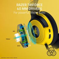 Razer - Kraken V4 X Wired Over-the-Ear Gaming Headset for PC, Mac, Playstation, Nintendo Switch, ... - Angle