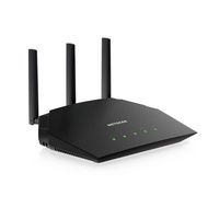 NETGEAR - AX1800 Wi-Fi 6 Router - Black - Angle