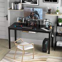 Costway - Gaming Desk with Cup Holder and Headphone Hook - 55