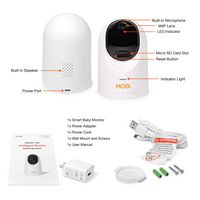 MOBI - Cam PRO Intelligent Baby & Nursery Monitoring Indoor Pan, Tilt, Zoom Security Camera w/ Te... - Angle