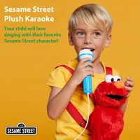 Singing Machine - Sesame Street Karaoke Plush Backpack, Sing-Along Microphone & Speaker with Reco... - Angle