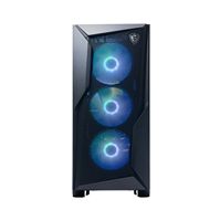 MSI - Codex R2 Gaming Desktop - Intel i5-14400F - 16GB Memory - NVIDIA GeForce RTX 5060 - 1TB SSD... - Angle