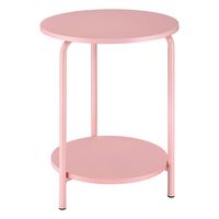 OSP Home Furnishings - Elgin Accent Table - Pink - Angle