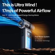 Jisulife - Handheld Fan Ultra2 With Case - Dark Gray - Angle