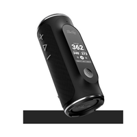 Blue Tees - Player +GPS Golf Portable Bluetooth Speaker with Magnetic Strip and Power Bank - Black - Angle