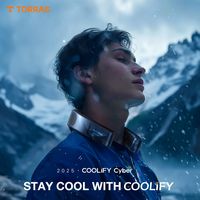 TORRAS - COOLiFY Cyber Ultimate Cooling Portable Neck Fan, Cooling, Heating, and Fan Rechargeable... - Angle
