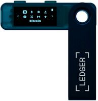 Ledger - Nano S Plus Crypto Hardware Wallet - Sapphire Blue - Angle