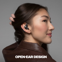 Skullcandy - Push 540 Open-Ear True Wireless Bluetooth Open Earbuds - Black - Angle