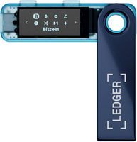 Ledger - Nano S Plus Crypto Hardware Wallet - Neptune Blue - Angle