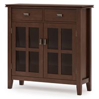 Simpli Home - Artisan Entryway Storage Cabinet - Russet Brown - Angle