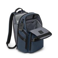 TUMI - Alpha Bravo Search Backpack - Navy Coated Canvas - Angle