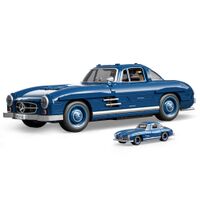 Mattel Brick Shop - Hot Wheels Collectible Mercedez Benz 300 SL - Angle