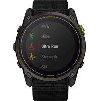 Garmin - Enduro 3 Solar GPS Smartwatch 51mm Fiber-reinforced polymer - Carbon Gray DLC titanium -... - Angle