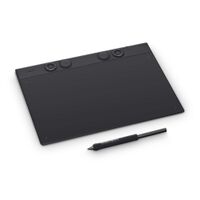 Wacom - Intuos Pro Medium Bluetooth Professional Graphic Drawing Tablet (2025) - Black - Angle