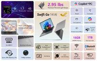 Acer - Swift Go 14 AI - Copilot+ PC - 14.5