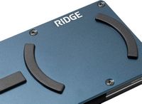The Ridge Wallet - MagSafe Wallet Cash Strap - Navy - Angle