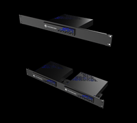 Rack mount for Kaleidescape Strato M - Black - Angle