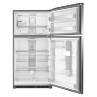 Maytag - 21.2 Cu. Ft. Top-Freezer Refrigerator - Stainless Steel - Angle