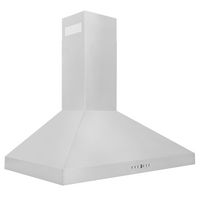 ZLINE - 30 inches - Externally Vented - Wall Range Hood - Brushed Stainless Steel - Angle