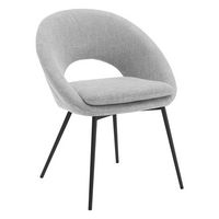 OSP Home Furnishings - Millie Accent /Dining Chair - Grey/ Black - Angle