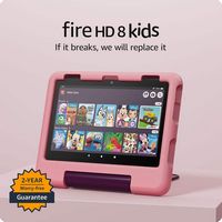 Amazon - Fire HD 8 Kids tablet, ages 3-7 | 3GB memory, 13-hr battery, 32GB (2024 release) - Disne... - Angle