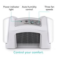 Vornado Evap40 Whole Room Evaporative Humidifier - White - Angle