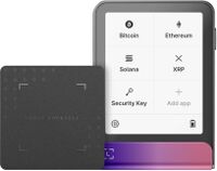 Ledger - Flex Crypto Hardware Wallet with Recovery Key - Crimson Magenta - Angle