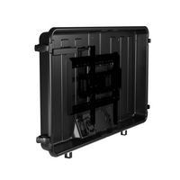 Storm Shell - Deluxe Weatherproof 44” Outdoor TV Enclosure with Full Motion TV Mount Included - B... - Angle