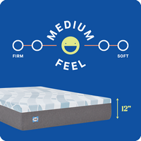 Sealy - Sealy® Dreamlife™ 12” Hybrid Mattress-in-a-Box, Twin - White - Angle