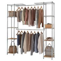 TRINITY - EcoStorage | Expandable Closet Organizer | - Chrome - Angle