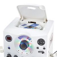 Singing Machine - Bluetooth & CD+G Karaoke System - White - Angle