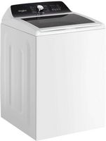 Whirlpool - 4.6 Cu. Ft. Top Load Impeller Washer with Built-in Faucet - White - Angle